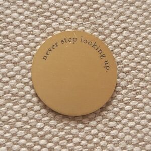 ORIGAMI OWL Petite Metal Inscription Window Plate